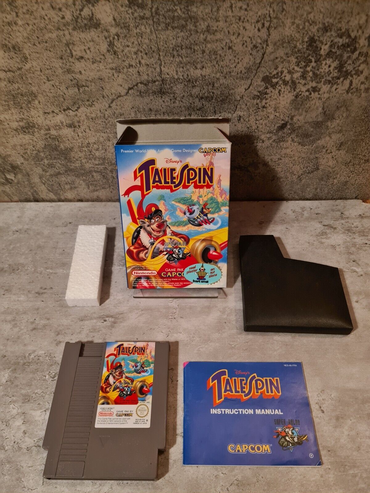 Nintendo NES Disney's TaleSpin mit OVP und Anleitung FRA - T-Retro-Games 