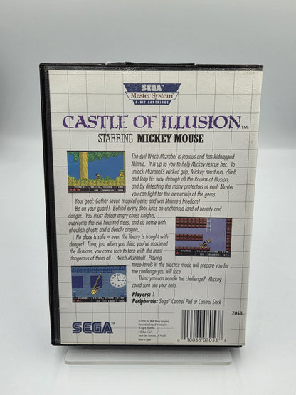 Sega Master System Castle of Illusion mit OVP und Anleitung USA