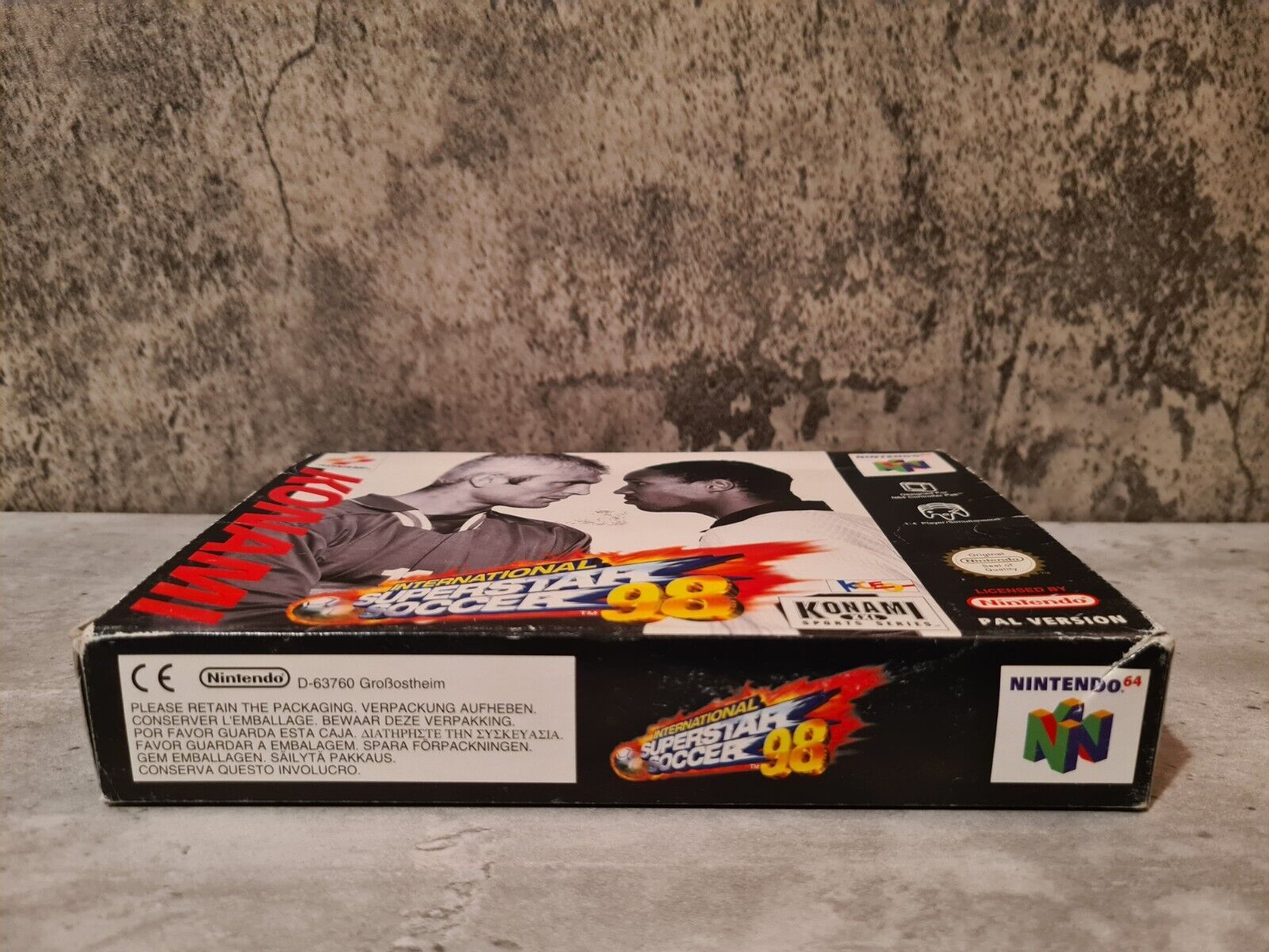 N64 Nintendo 64 International Superstar Soccer 98 mit OVP und Anleitung EUR - T-Retro-Games 