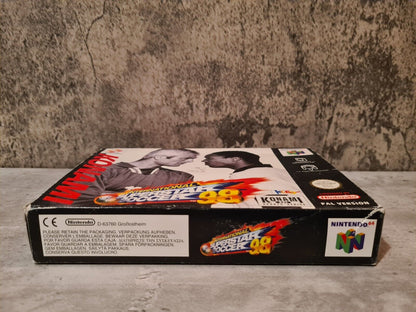 N64 Nintendo 64 International Superstar Soccer 98 mit OVP und Anleitung EUR - T-Retro-Games 
