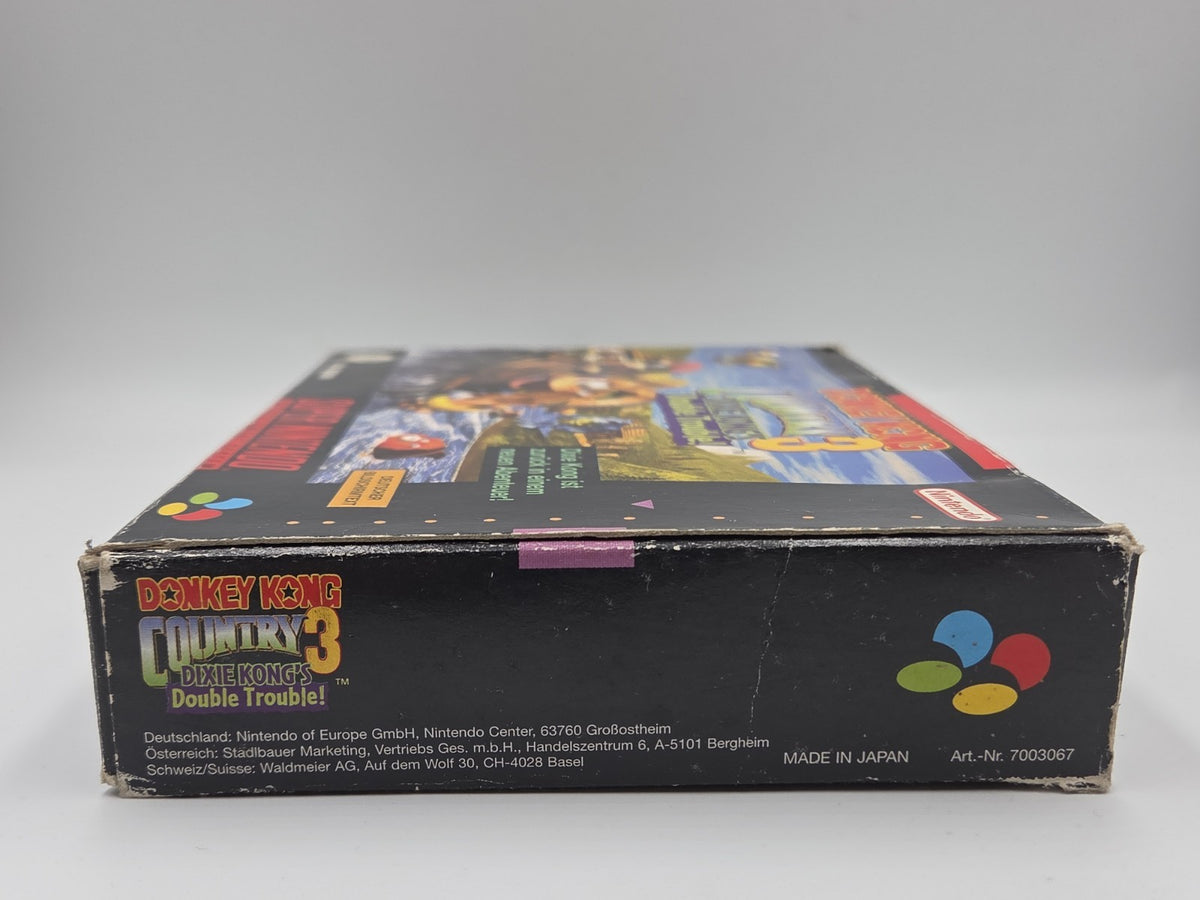 SNES Donkey Kong Country 3 Dixie Kong's Double Trouble! + OVP + Anleitung EUR