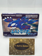 Nintendo Game Boy Advance Pokemon Sapphire mit OVP und Anleitung Japan NTSC-J - T-Retro-Games 