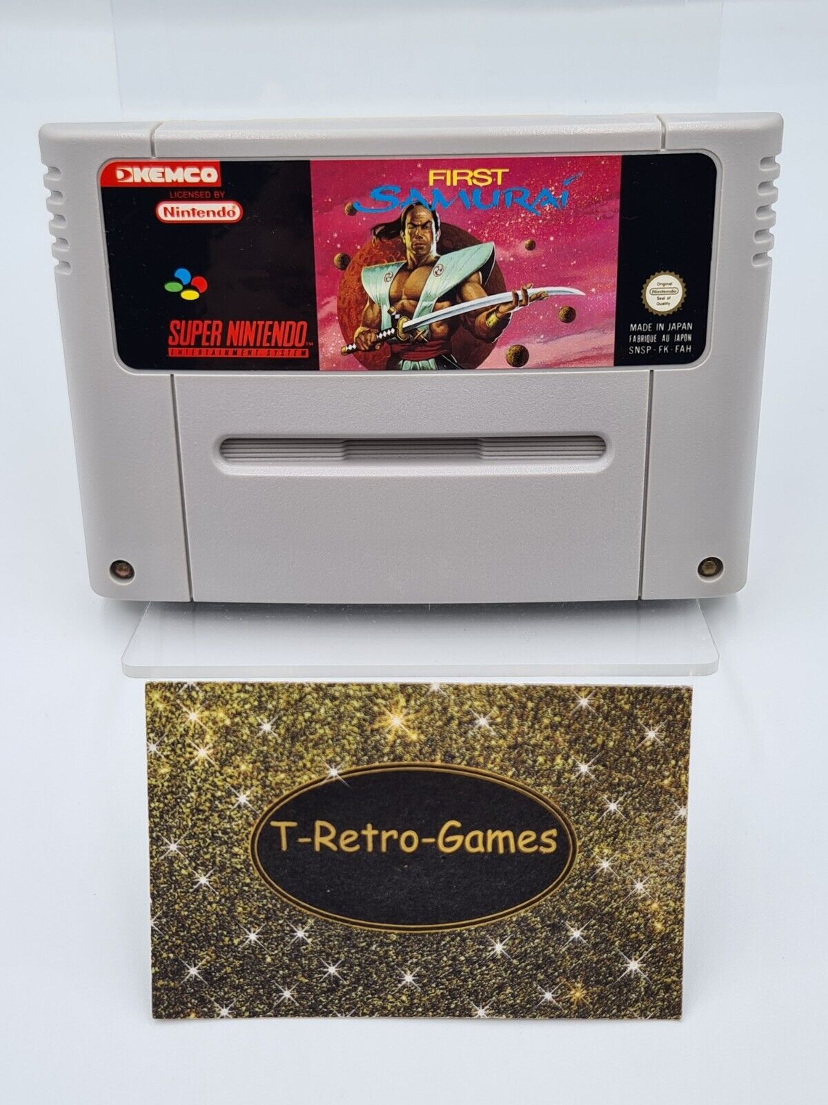 SNES Super Nintendo First Samurai Modul FAH - T-Retro-Games 