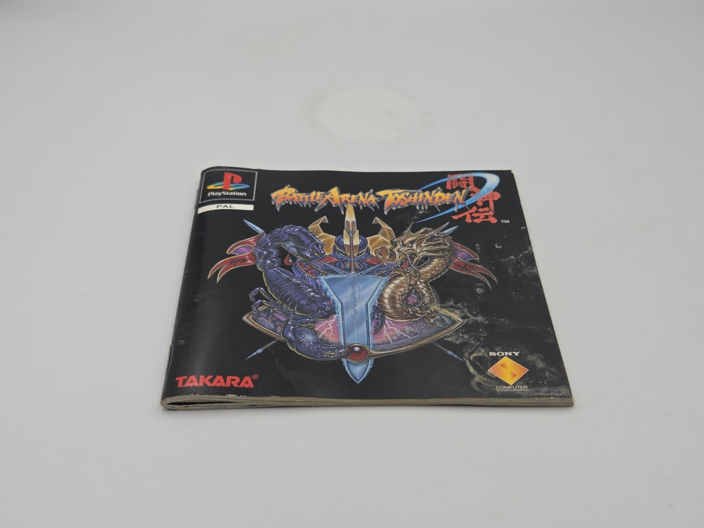 PS1 Playstation 1 Spiel Battle Arena Toshinden + OVP +  Anleitung Multilingual