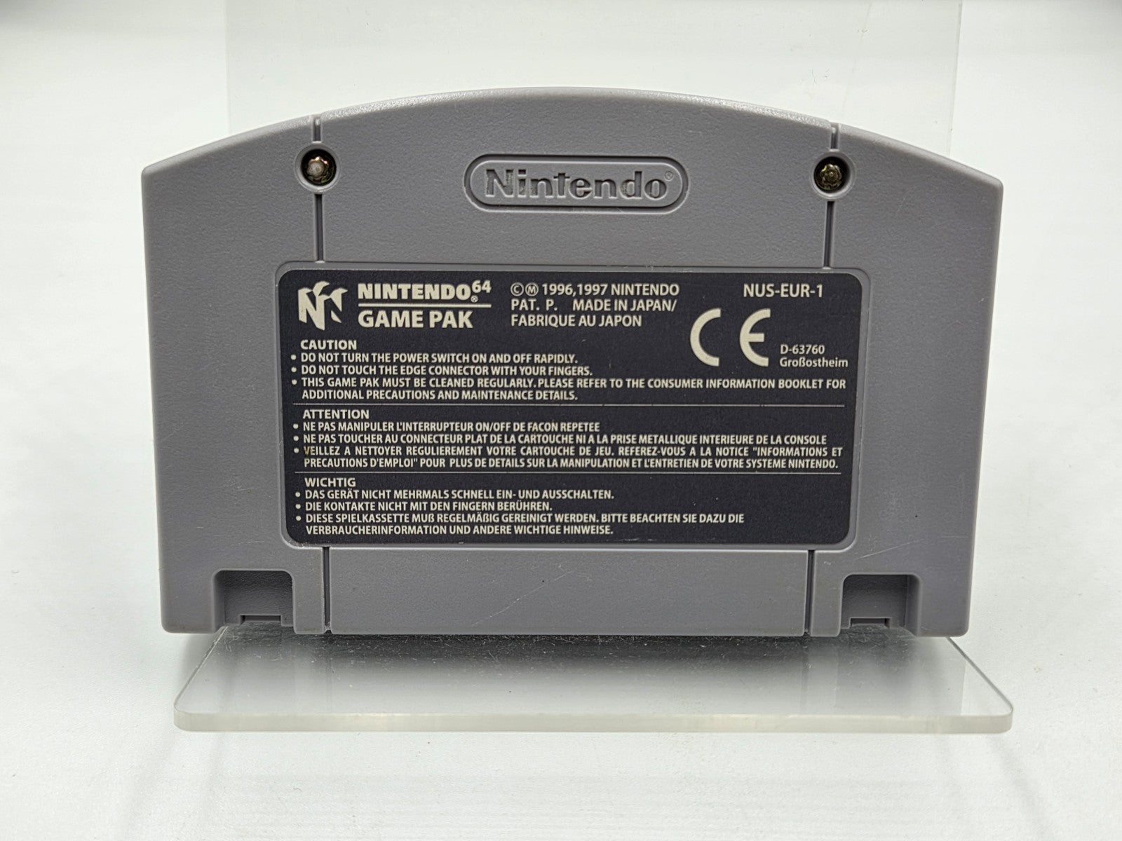 N64 Nintendo 64 Duke Nukem 64 EUR Modul