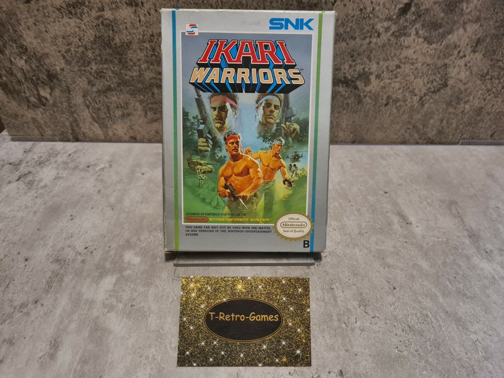 Nintendo NES Ikari Warriors mit OVP und Anleitung EEC - T-Retro-Games 