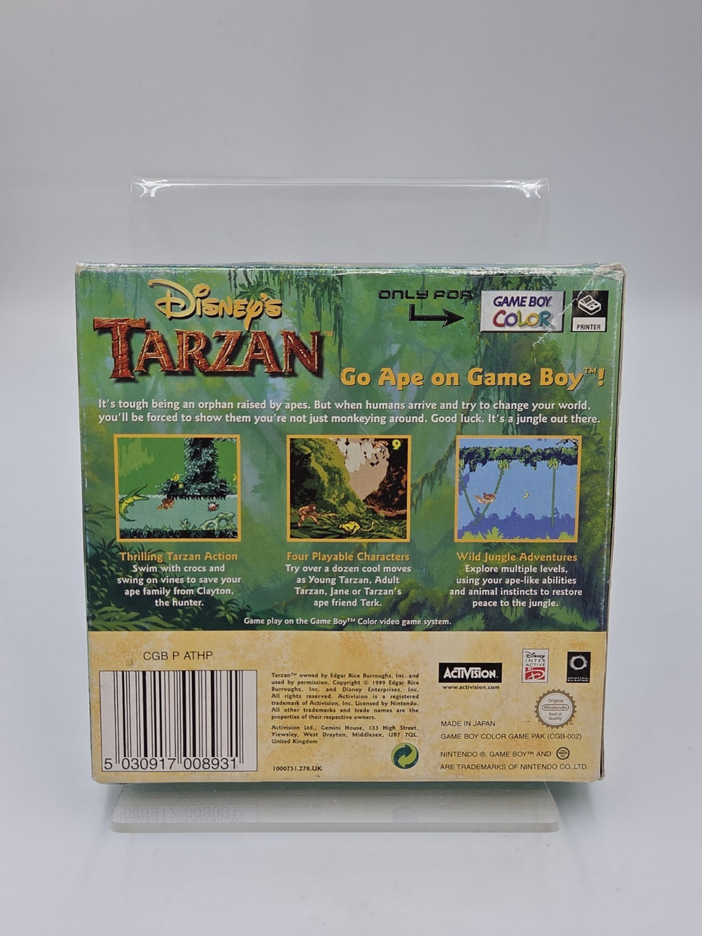 Nintendo Game Boy Color Spiel Disney's Tarzan mit OVP und Anleitung UKV