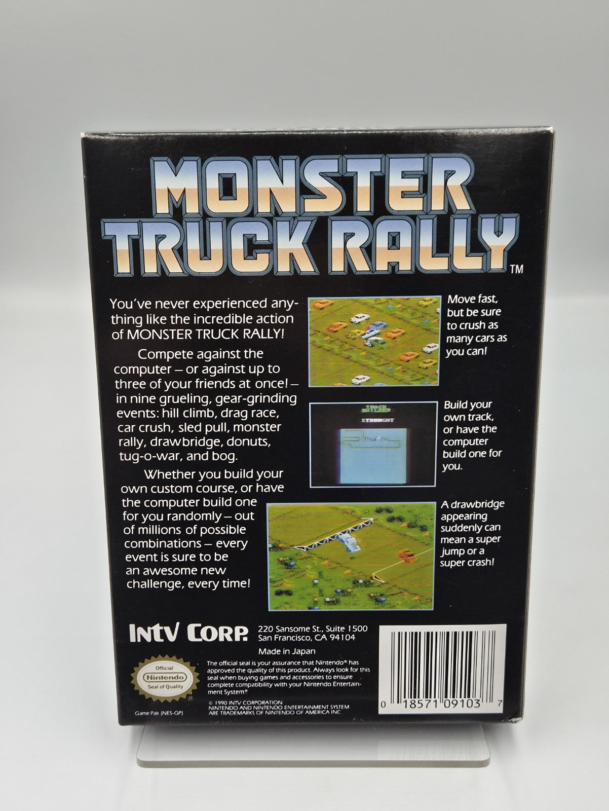 Nintendo NES Monster Truck Rally mit OVP und Anleitung USA