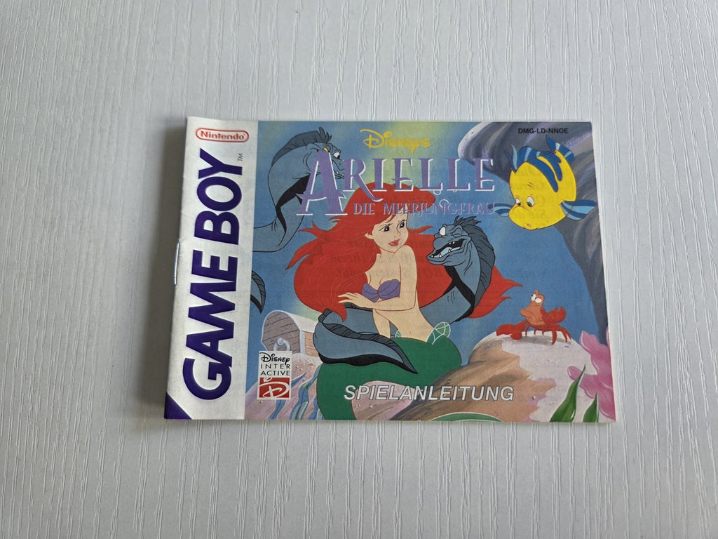 Nintendo Game Boy Classic Disney's Arielle Die Meerjungfrau Spielanleitung NOE