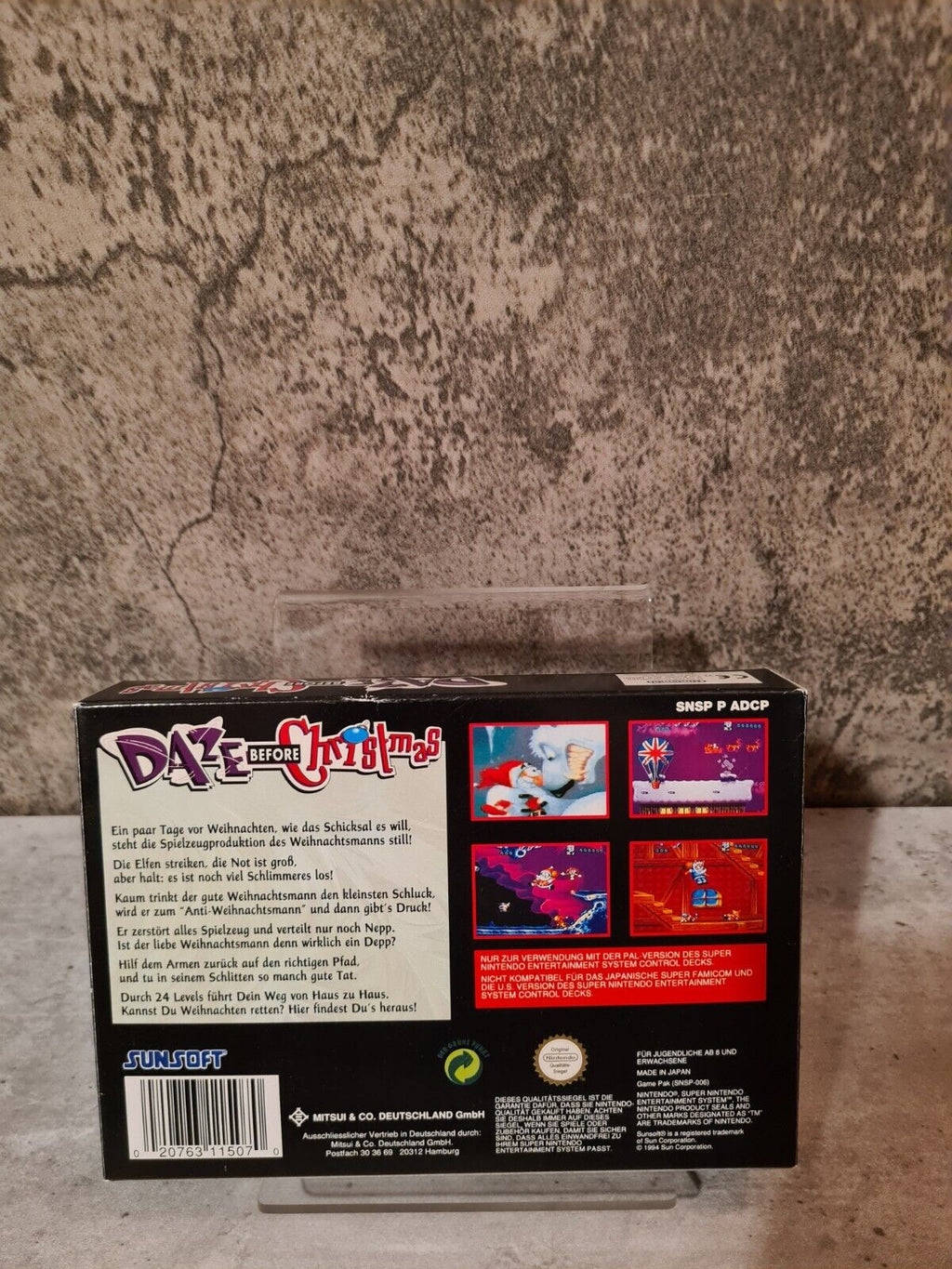 SNES Super Nintendo Daze Before Christmas mit OVP und Anleitung NOE - T-Retro-Games 