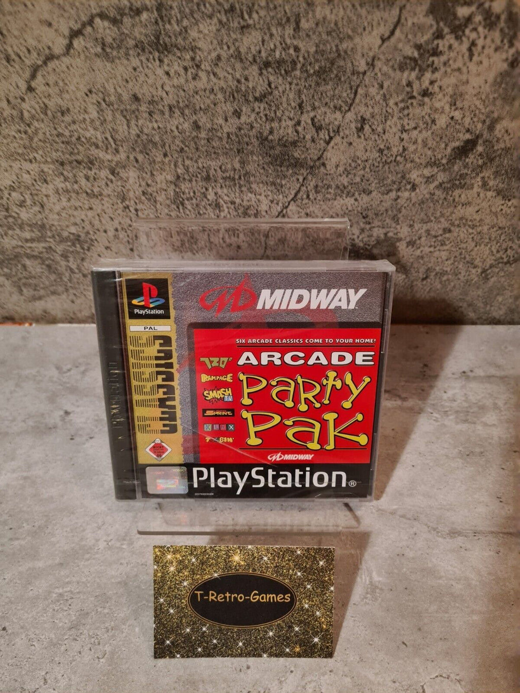 PS1 Playstation 1 Spiel Arcade Party Pak Sealed Neu New Multi Language - T-Retro-Games 