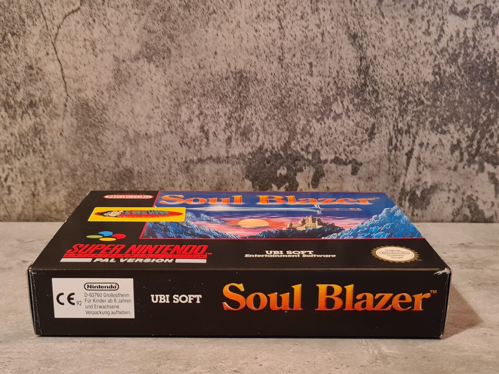 SNES Super Nintendo Soul Blazer mit OVP und Anleitung NOE/SFRG - T-Retro-Games 