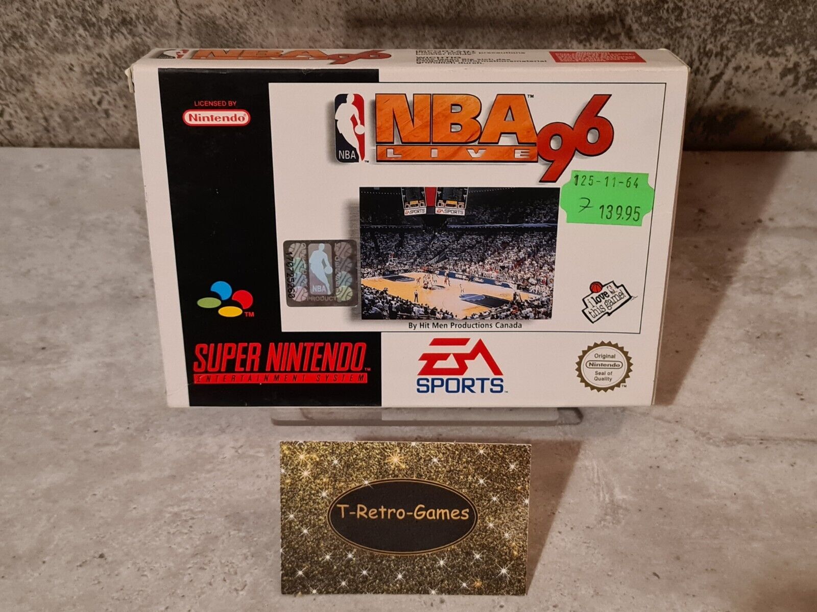SNES Super Nintendo NBA Live 96 mit OVP und Anleitung EUR - T-Retro-Games 