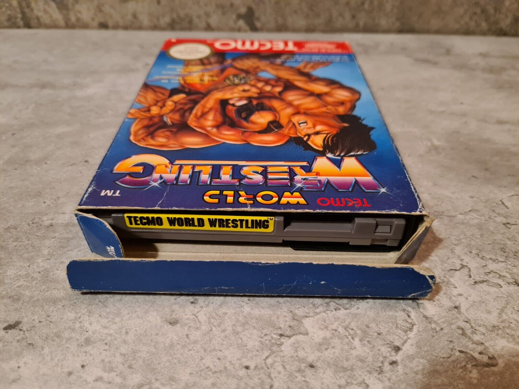 NES Tecmo World Wrestling mit OVP und Anleitung NOE - T-Retro-Games 