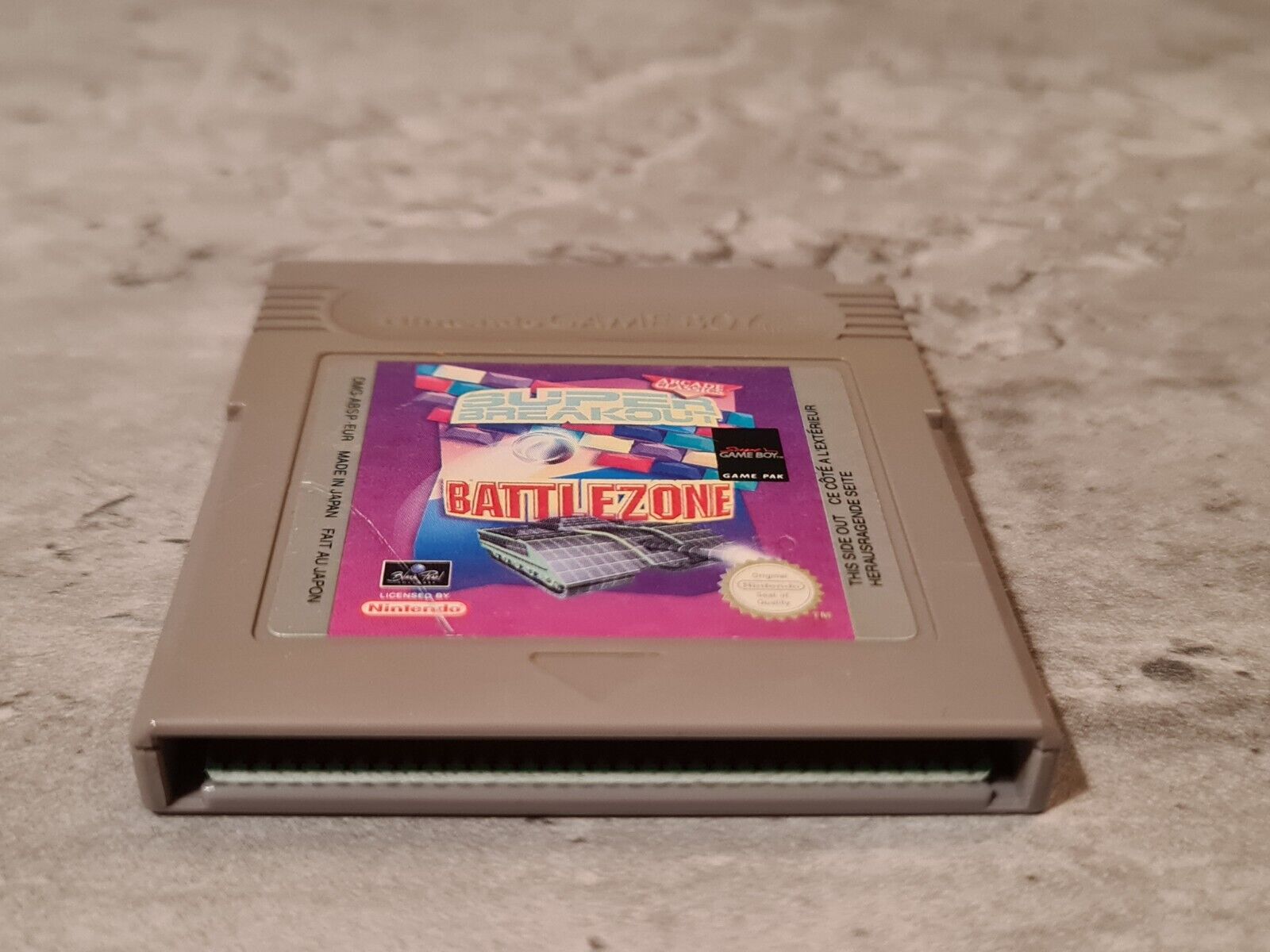 Nintendo Game Boy Classic Spiel Super Breakout /Battlezone Modul EUR - T-Retro-Games 