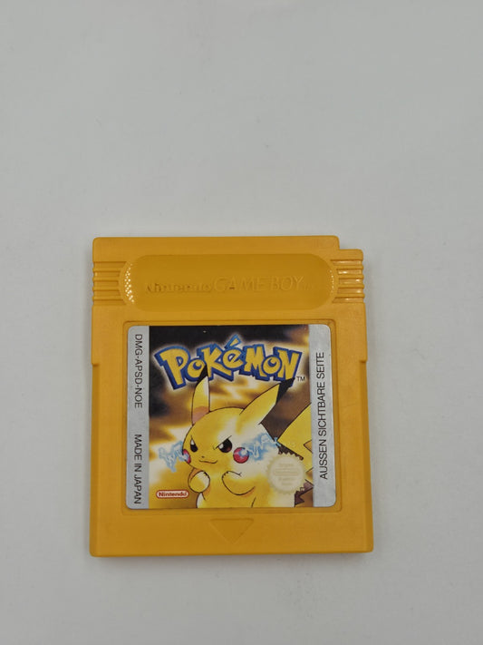 Nintendo Game Boy Classic Pokemon Gelbe Edition Modul NOE speichert