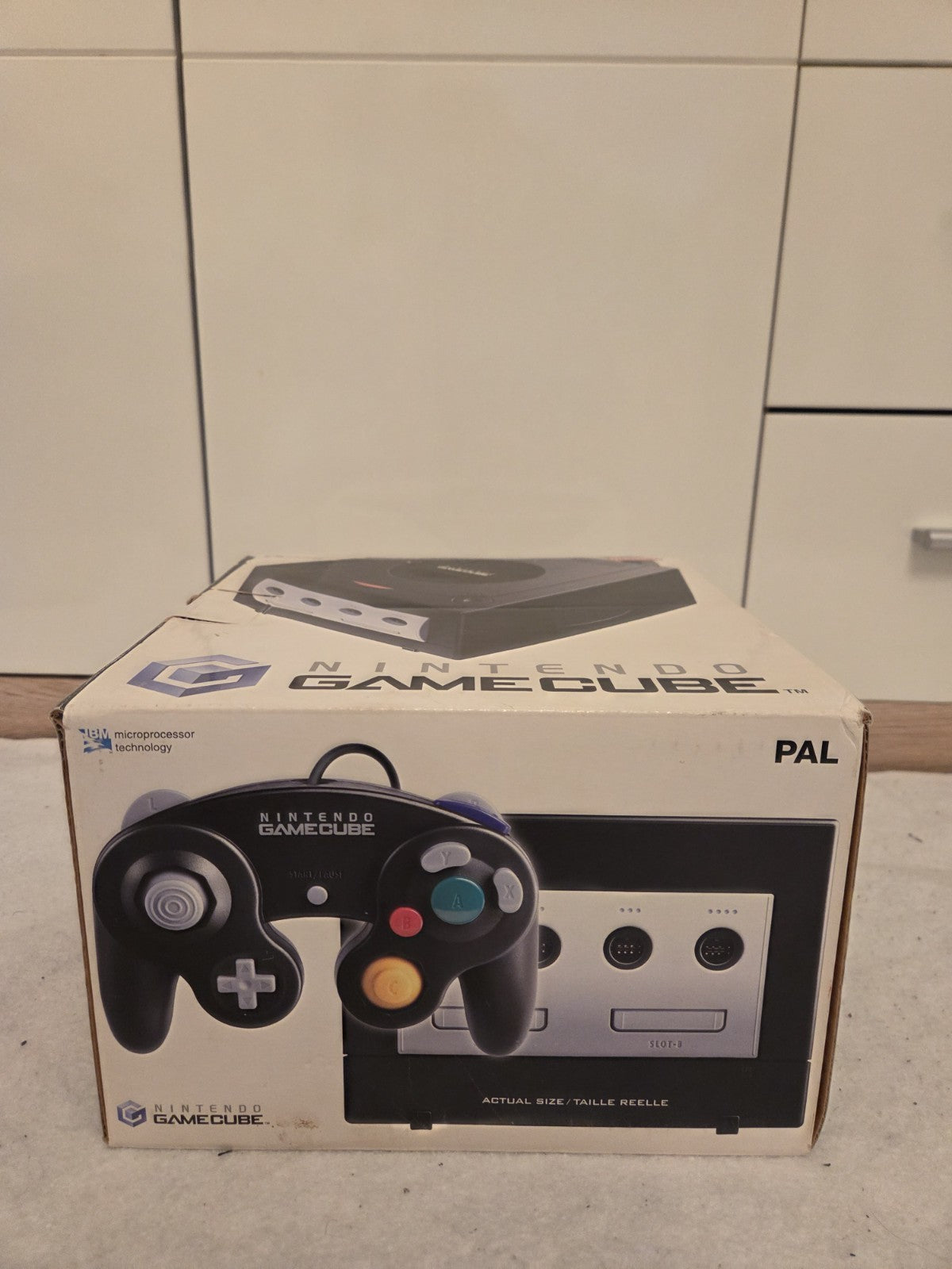Nintendo GameCube Konsole Console Schwarz Black mit Controller + Kabeln OVP