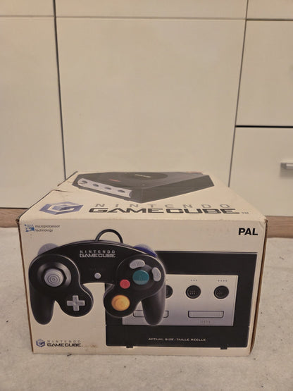 Nintendo GameCube Konsole Console Schwarz Black mit Controller + Kabeln OVP