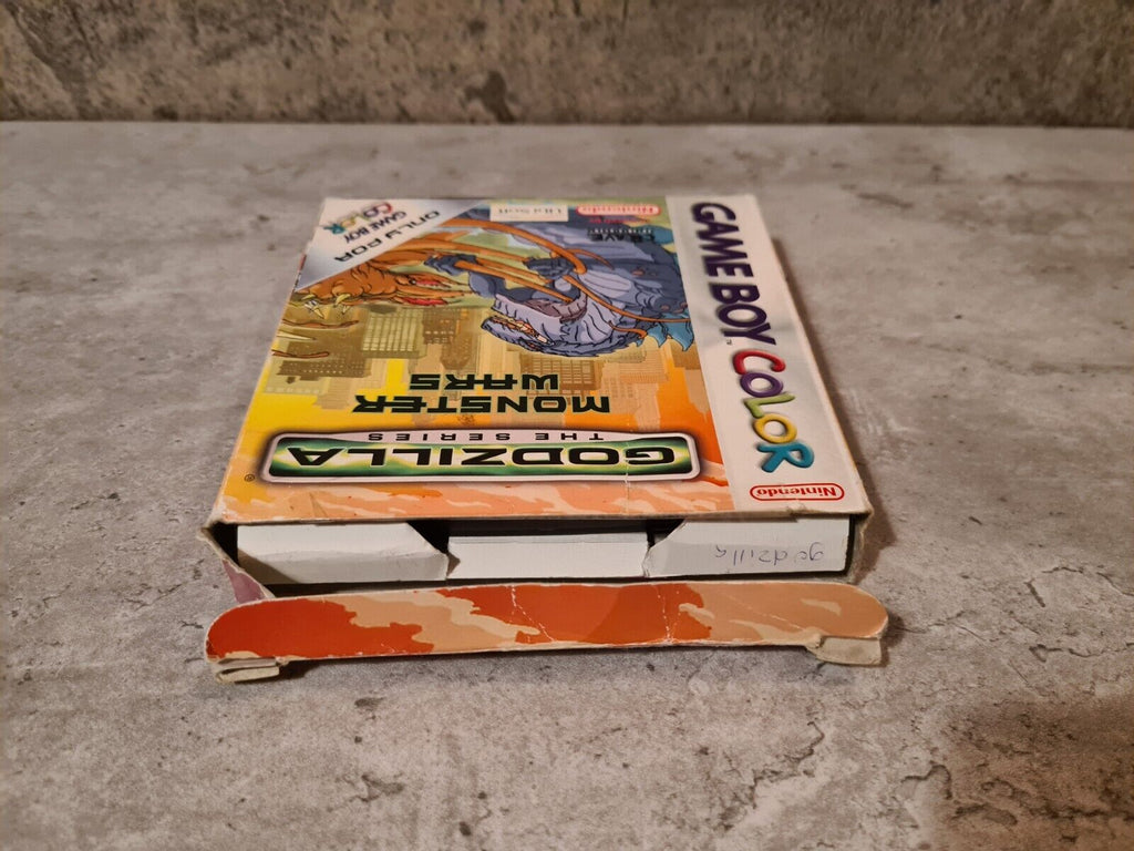 Game Boy Color Godzilla The Series Monster Wars mit OVP und Anleitung EUR - T-Retro-Games 