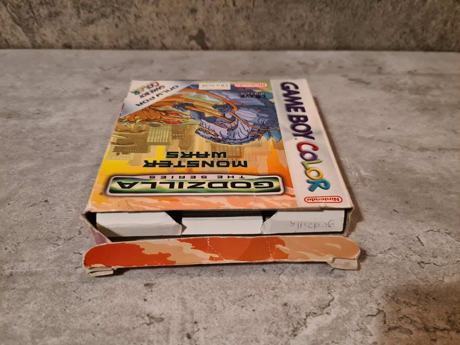 Game Boy Color Godzilla The Series Monster Wars mit OVP und Anleitung EUR - T-Retro-Games 