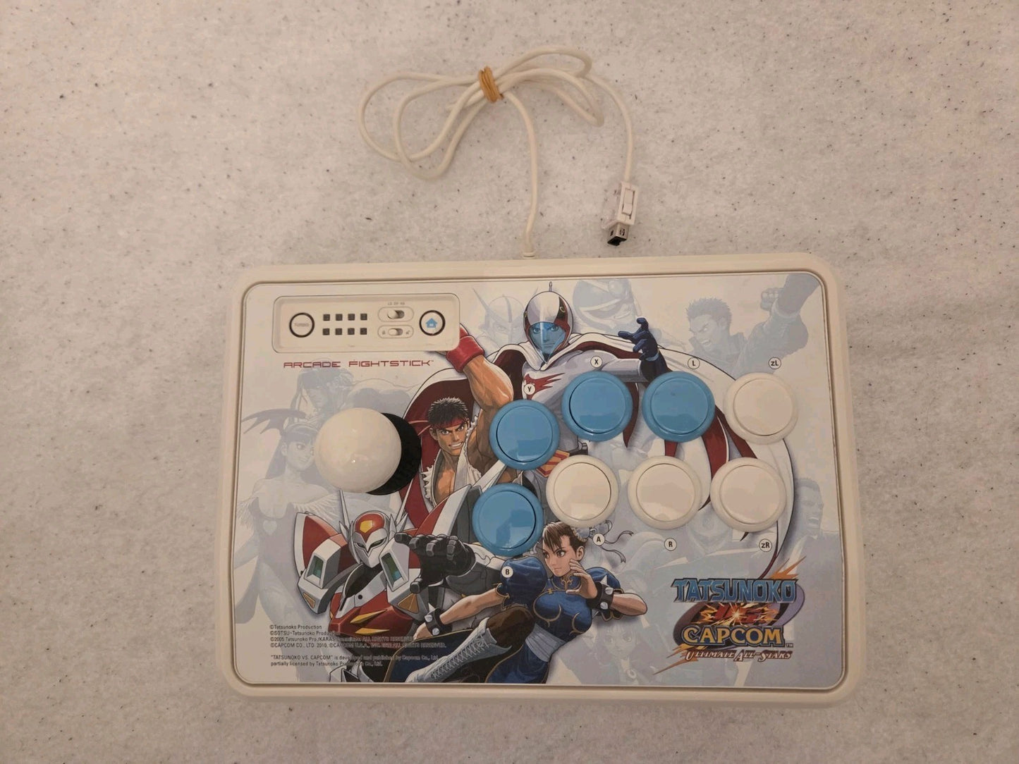 Nintendo Wii Arcade Fightstick Tatsunoko vs. Capcom Ultimate All Stars OVP