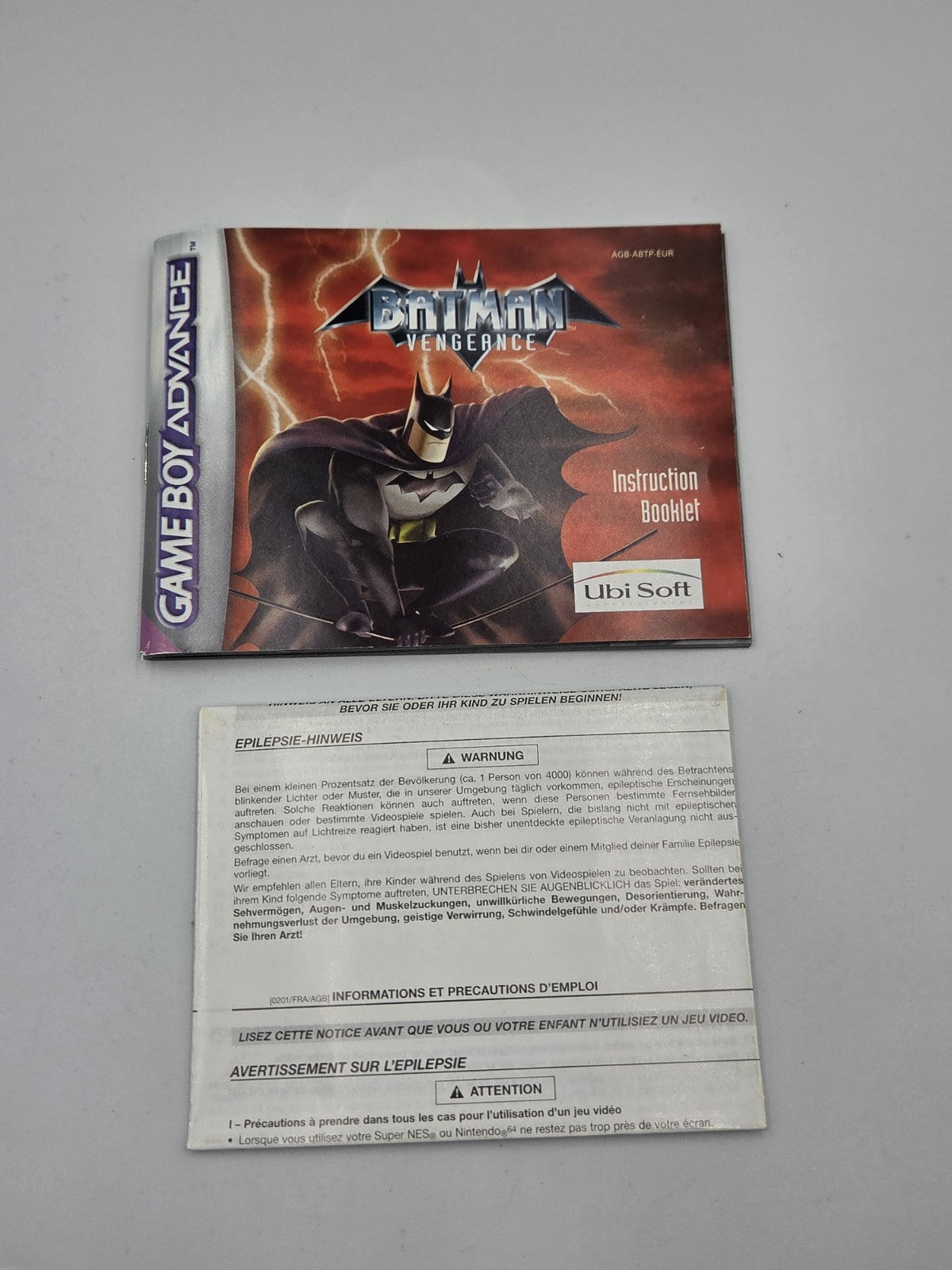 Nintendo Game Boy Advance Batman Vengeance mit OVP und Anleitung EUR