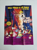 SNES Super Nintendo Cool World Poster Reklame Flyer Insert USA