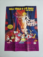 SNES Super Nintendo Cool World Poster Reklame Flyer Insert USA