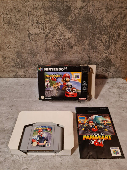 N64 Nintendo 64 Mario Kart 64 mit OVP und Anleitung NOE - T-Retro-Games 