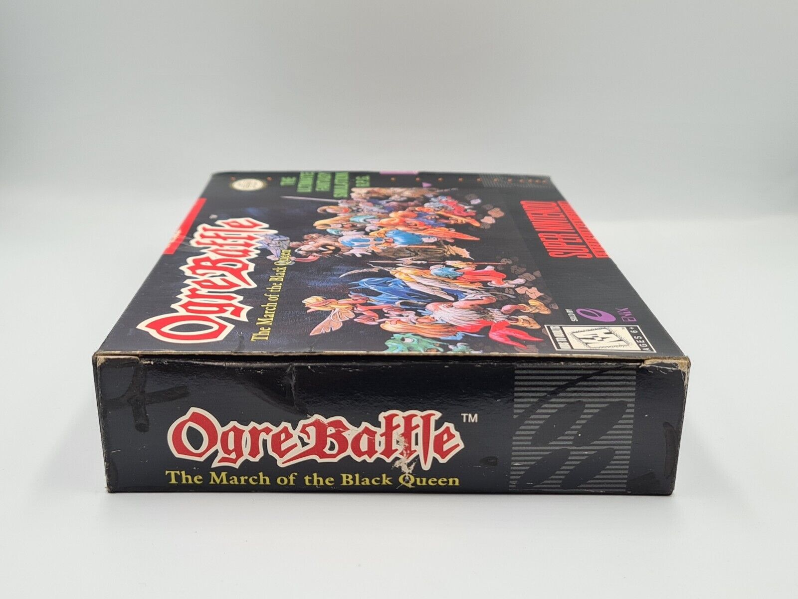 SNES Super Nintendo Ogre Battle mit OVP und Anleitung + Karten NTSC-USA - T-Retro-Games 