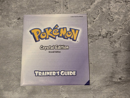Nintendo Game Boy Color Pokemon Kristall Edition mit OVP und Anleitung NOE