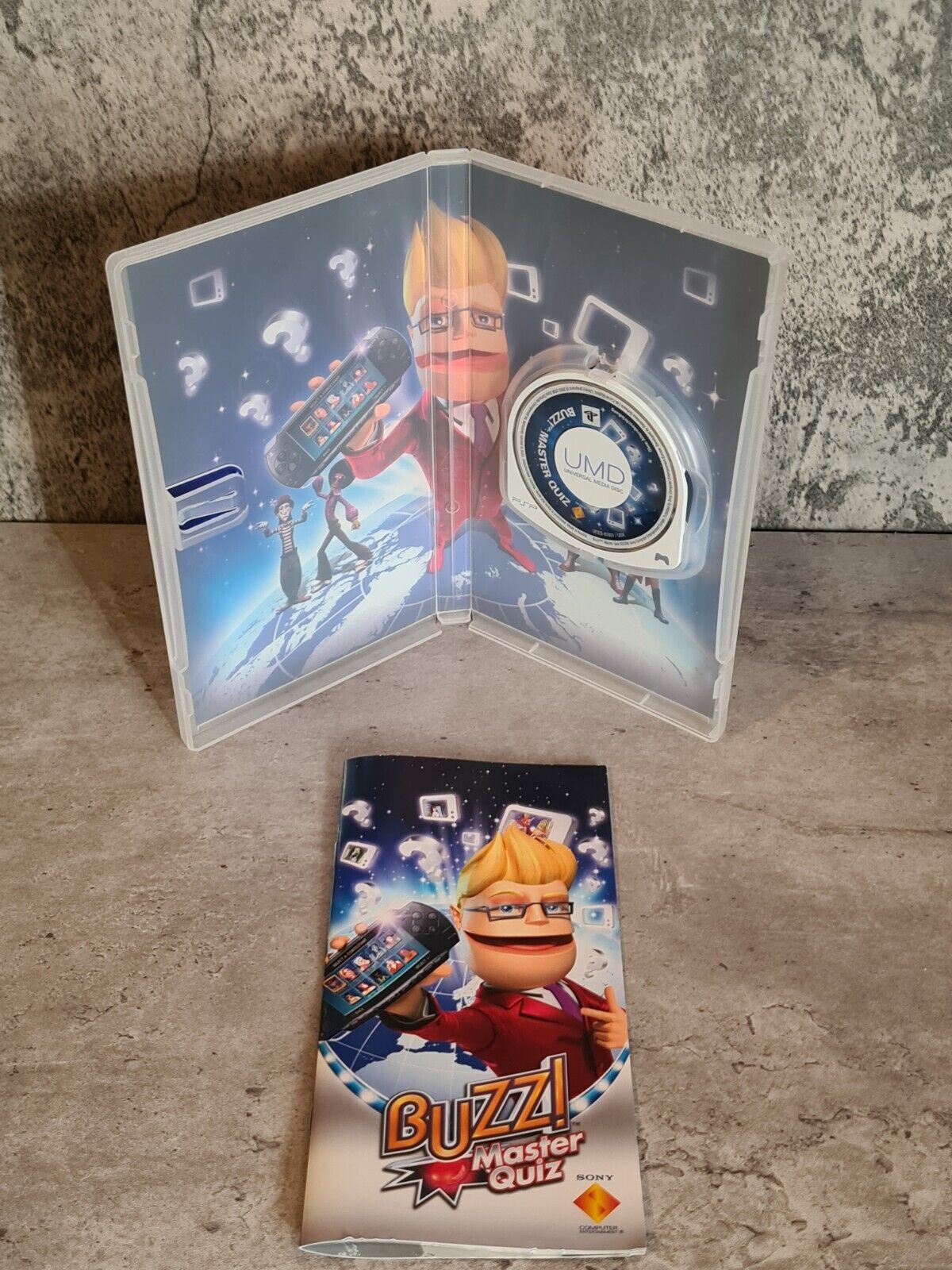 Sony PSP Spiel Buzz! Master Quiz mit OVP und Anleitung Deutsch - T-Retro-Games 