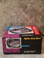Sega Mega Drive / Sega Mega CD Fighter Stick MD-6 Controller Joystick OVP - T-Retro-Games 