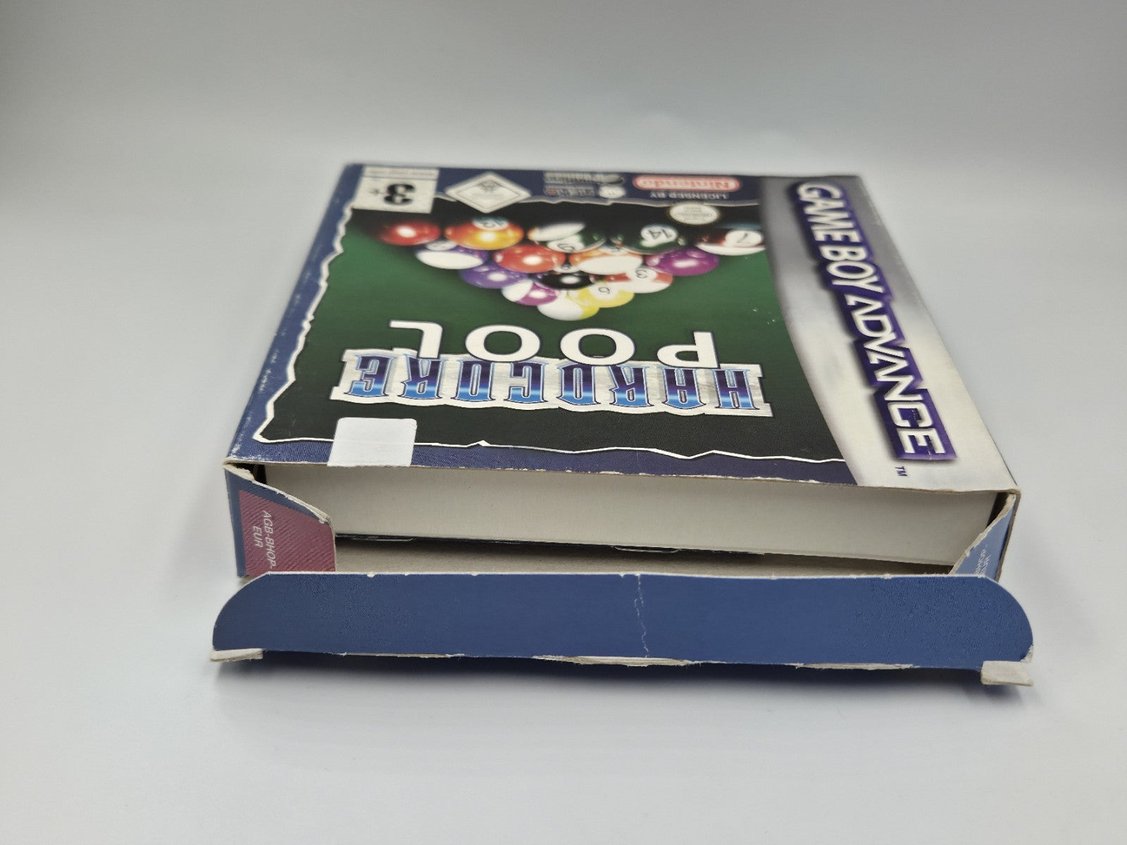 Game Boy Advance Spiel Hardcore Pool mit OVP und Anleitung EUR