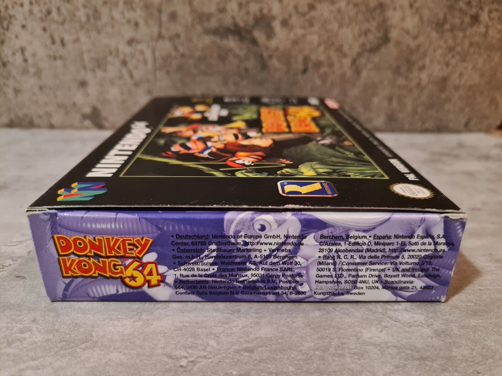 N64 Nintendo 64 Donkey Kong 64 mit OVP und Anleitung + Expansion Pak SCN - T-Retro-Games 