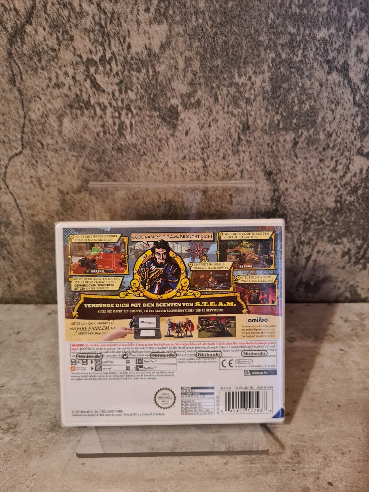 Nintendo 3DS Code Name: S.T.E.A.M. GER Sealed Neu New - T-Retro-Games 
