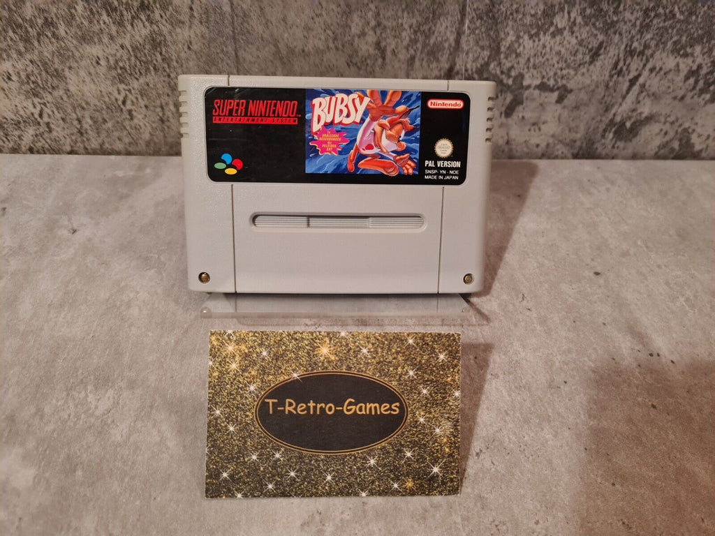 SNES Super Nintendo Bubsy NOE Modul - T-Retro-Games 