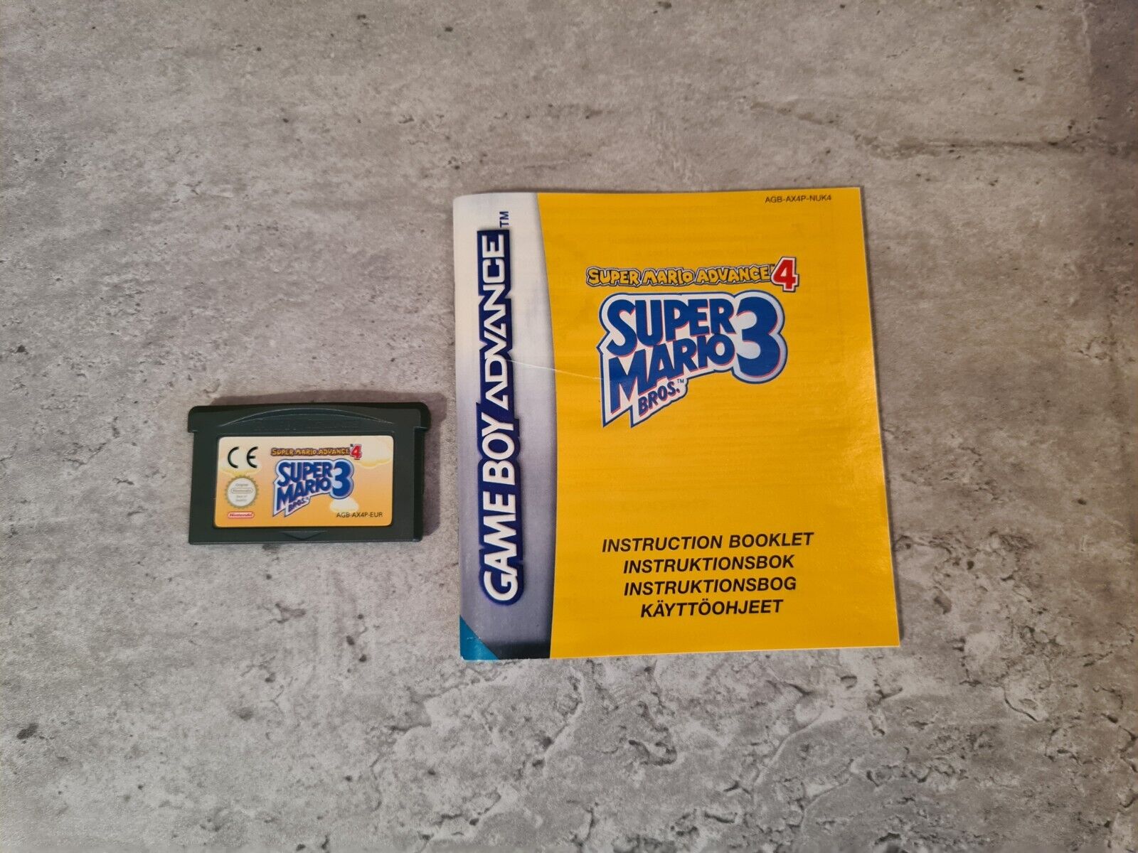 Nintendo Gameboy Advance Super Mario Bros. 3 mit OVP und Anleitung EUR - T-Retro-Games 