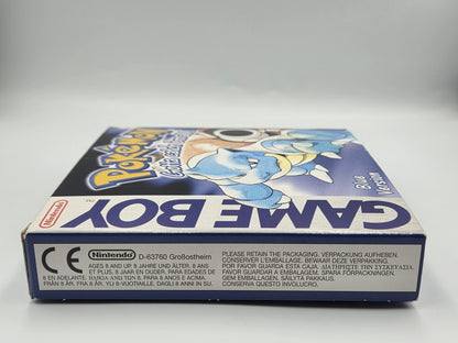 Nintendo Game Boy Pokemon Blue Version mit OVP und Anleitung EUR