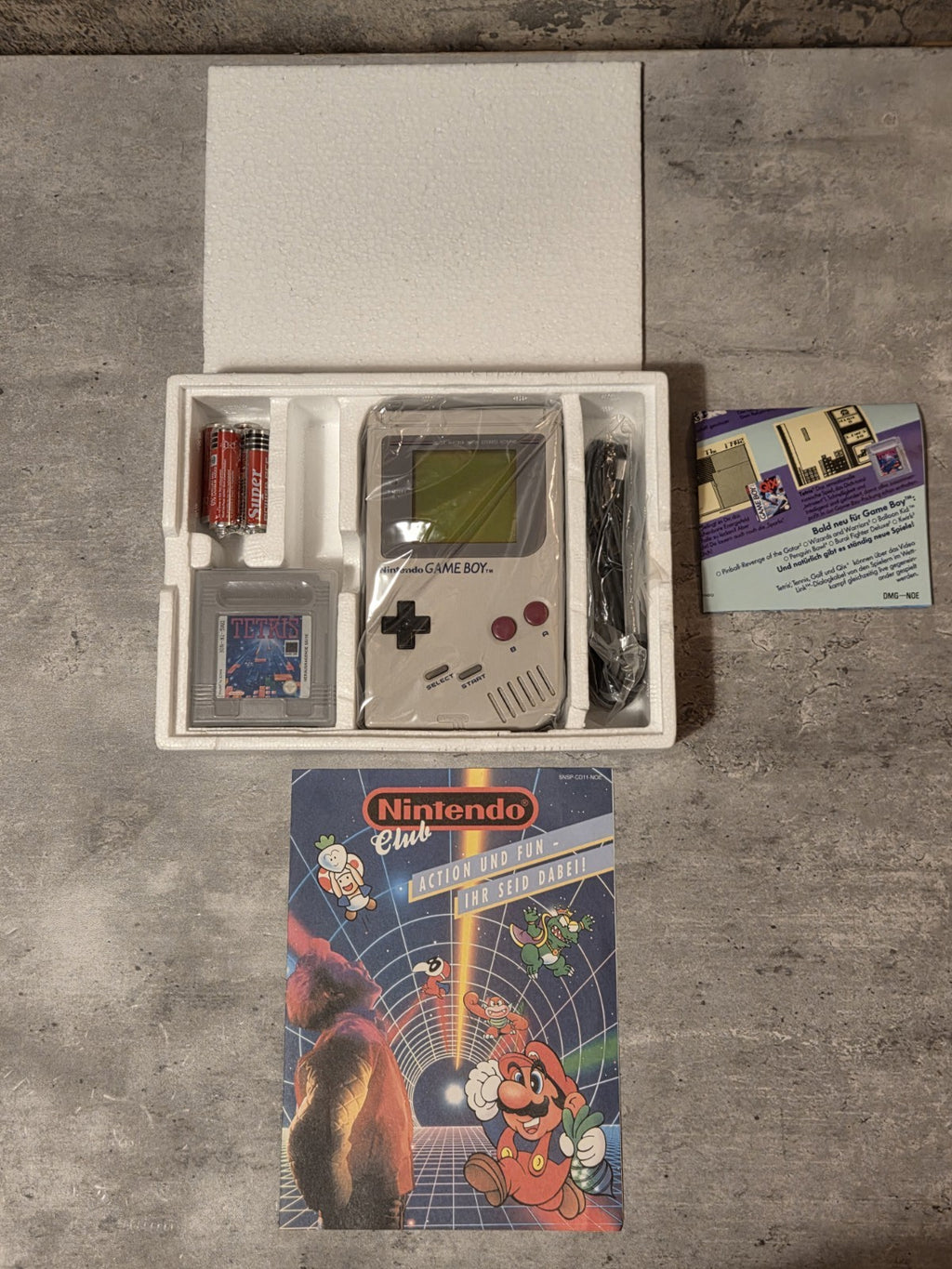 Nintendo Game Boy Classic Konsole Console Tetris OVP NOE Deutsch