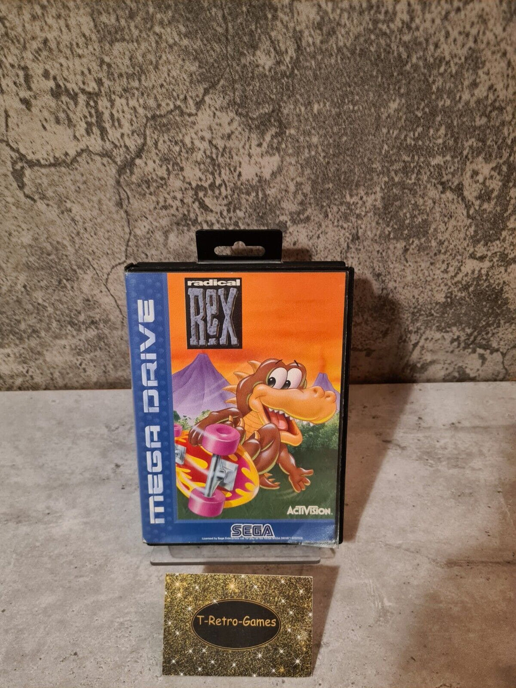 Sega Mega Drive Spiel Radical Rex mit OVP Multi Language - T-Retro-Games 