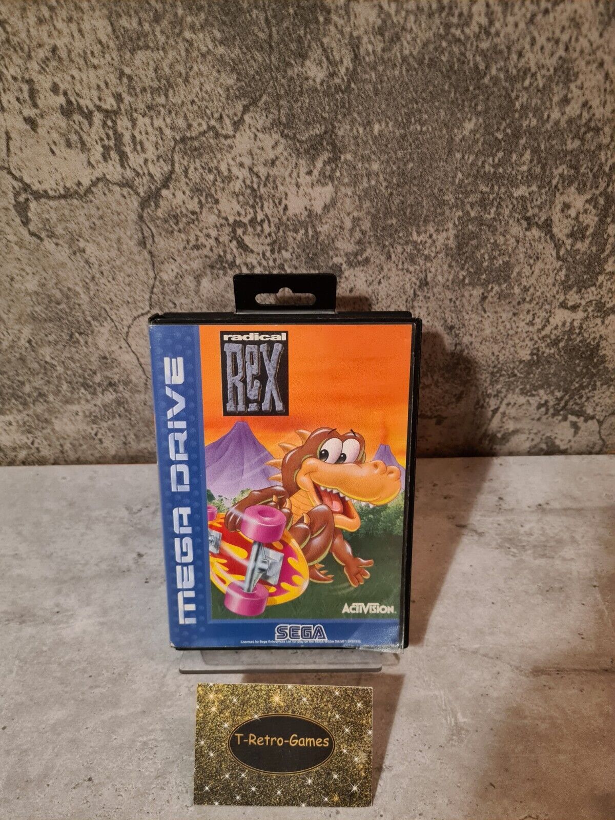 Sega Mega Drive Spiel Radical Rex mit OVP Multi Language - T-Retro-Games 