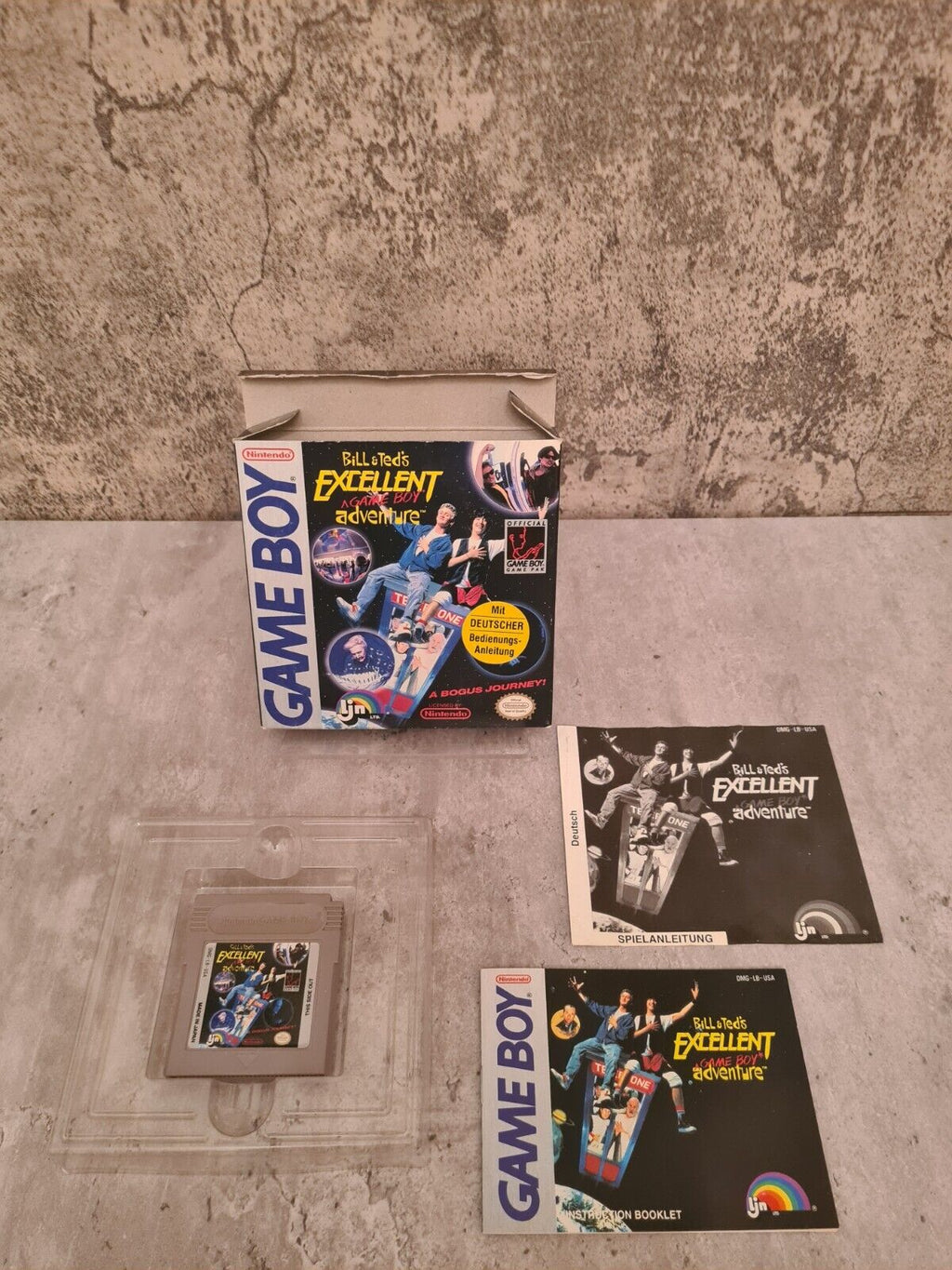 Game Boy Classic Bill & Ted's Excellent Adventure mit OVP und Anleitungen USA - T-Retro-Games 