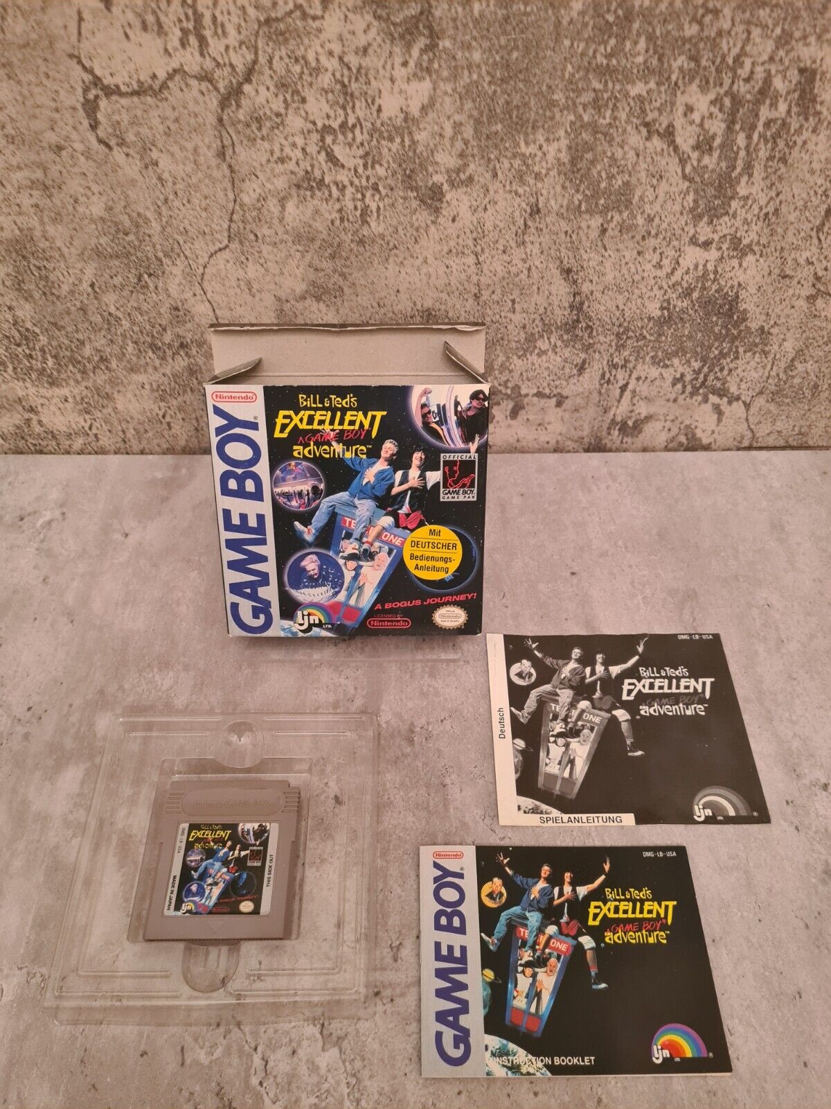 Game Boy Classic Bill & Ted's Excellent Adventure mit OVP und Anleitungen USA - T-Retro-Games 
