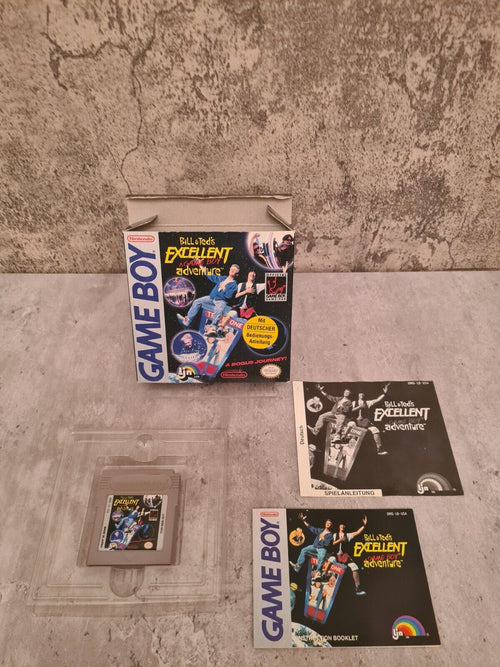 Game Boy Classic Bill & Ted's Excellent Adventure mit OVP und Anleitungen USA - T-Retro-Games 