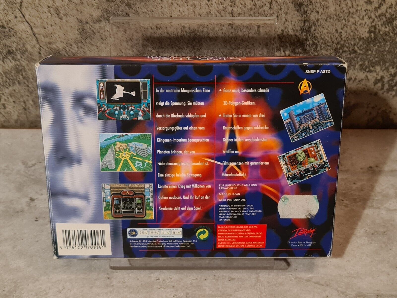 SNES Super Nintendo Star Trek Starfleet Academy mit OVP und Anleitung NOE - T-Retro-Games 