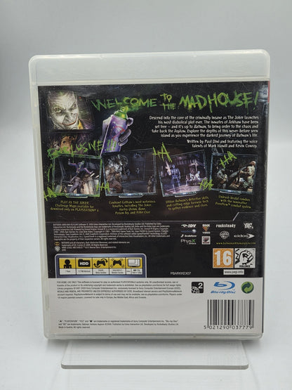 PS3 Playstation 3 Spiel Batman Arkham Asylum mit OVP + Anleitung Englisch