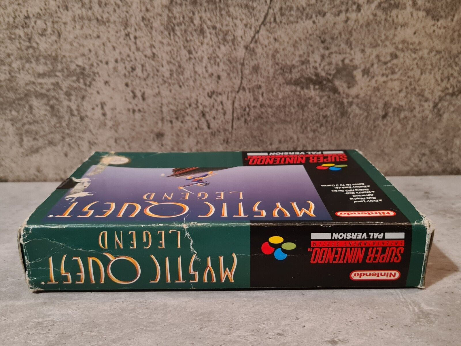 SNES Super Nintendo Mystic Quest Legend mit OVP und Anleitung UKV - T-Retro-Games 