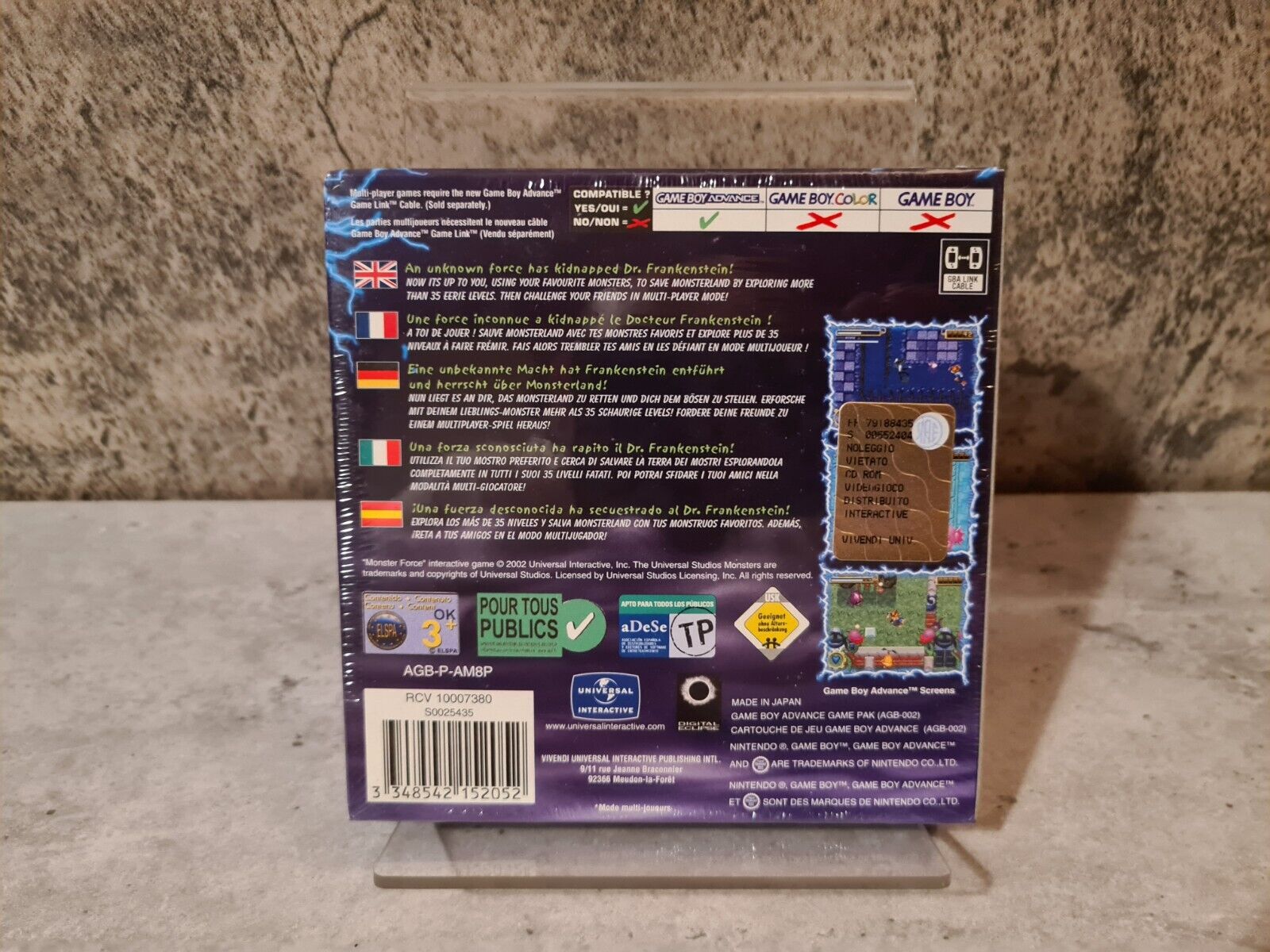 Nintendo Game Boy Advance Monster Force EUR Sealed Neu New - T-Retro-Games 