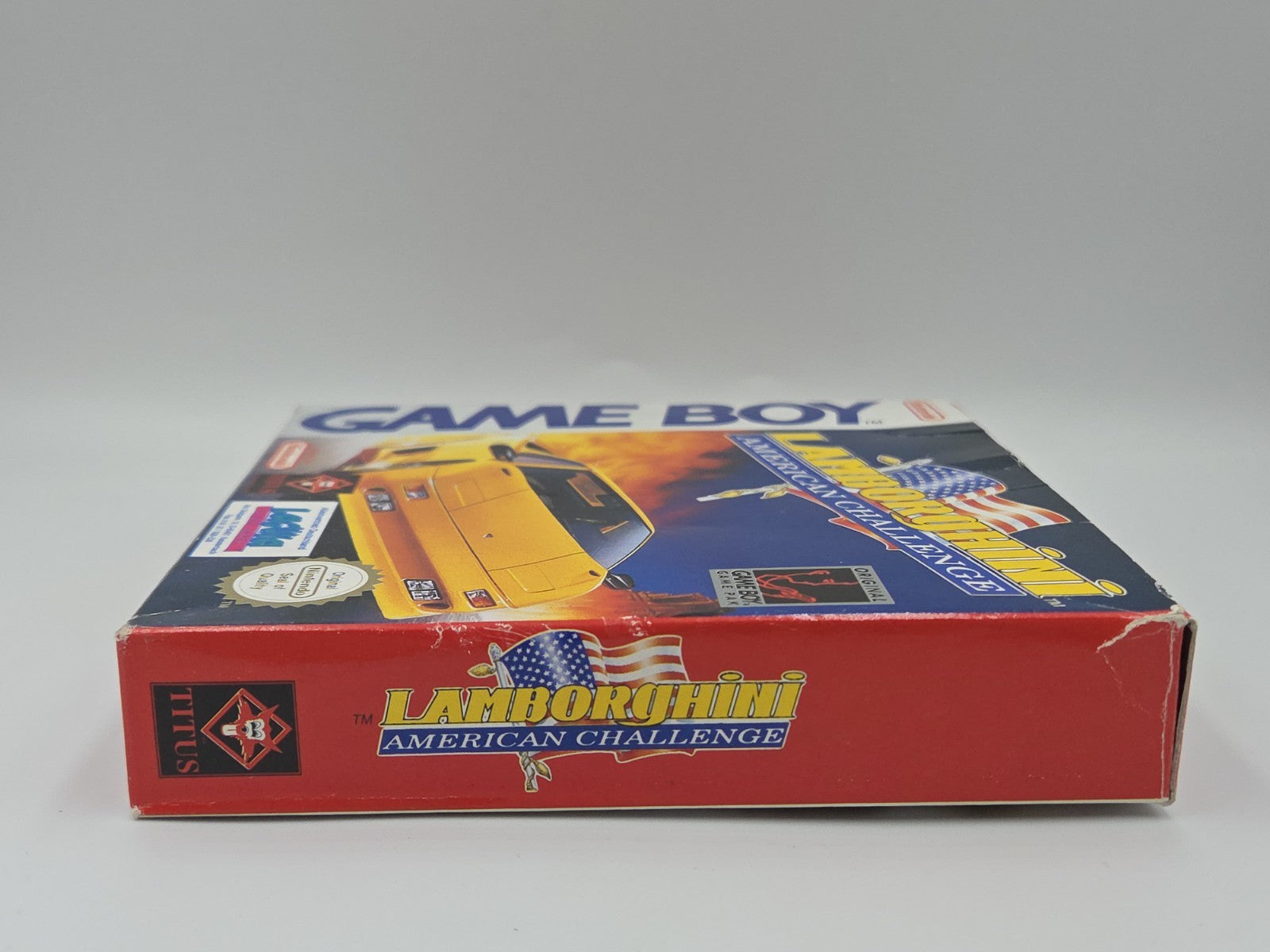 Game Boy Classic Spiel Lamborghini American Challenge mit OVP und Anleitung FRG